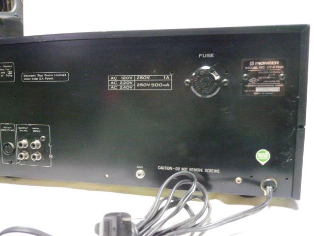 Дека PIONEER CT-F 700 Япония. Цена 60 000 руб.