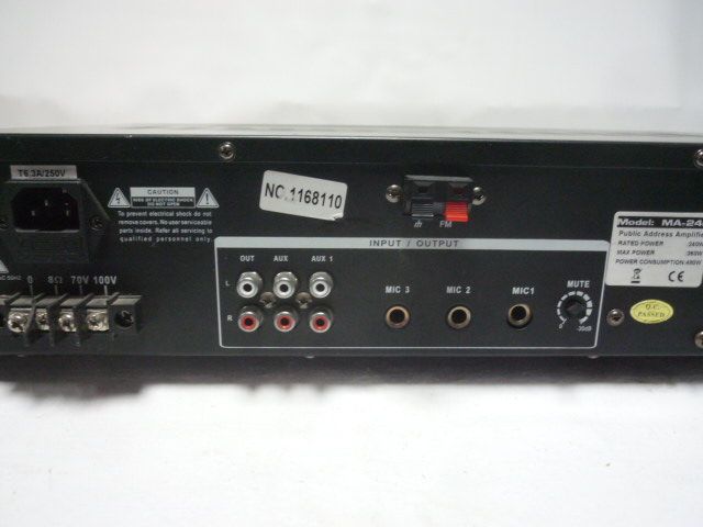 Усилитель ROXTON Mixer Amplifier MA-240 Цена 50 000 руб.